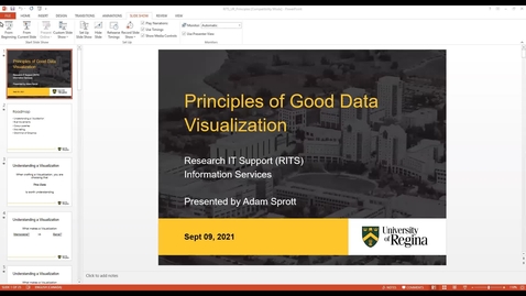 Thumbnail for RITS Webinar: Principles of Good Data Visualization - Sep 9, 2021