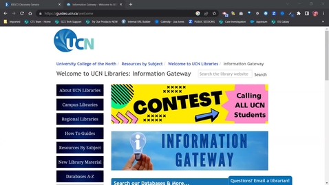 Thumbnail for General Overview of EBSCO Discovery Service - Clip of Accessibility Demo of EBSCO Discovery Service