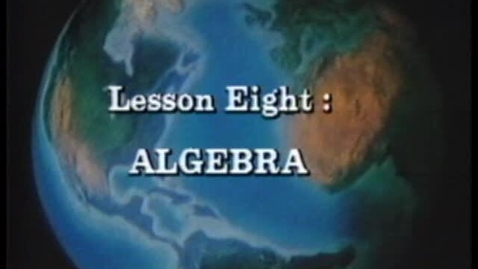 Thumbnail for Mathematics in the Plant - Algebra