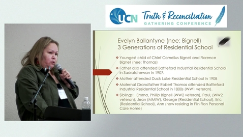 Thumbnail for A Personal Narrative of the Residential School Project, TRG Conference 2023