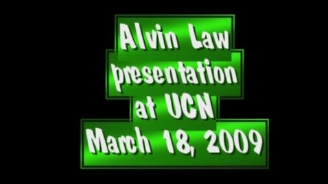 Thumbnail for Alvin Law at UCN