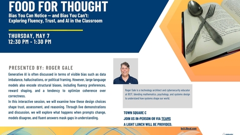 Thumbnail for Bias You Can Notice — and Bias You Can’t: Exploring Fluency, Trust, and AI in the Classroom