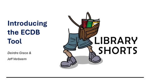 Thumbnail for Library Shorts: ECDB - E-Commerce Database