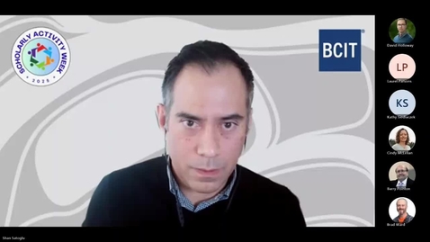 Thumbnail for Barry Pointon, Scholarly Activity Week 2025