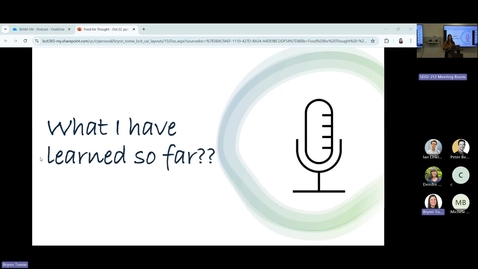 Thumbnail for Food for Thought: Podcasting for Teaching: Experiences Across BCIT