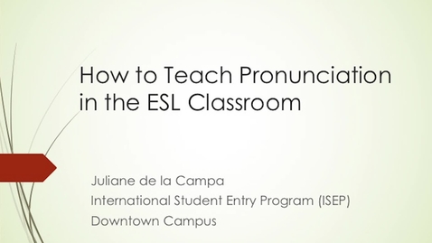 Thumbnail for Juliane de la Campa  Instructor International Student Entry Program