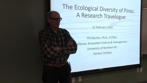 Thumbnail for Phil Burton - "The Ecological Diversity of Pines: A Research Travelogue"