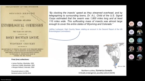 Thumbnail for Dezene Huber - Many little creatures and many big stories - NRESi presentation Friday 13 Mar 2026