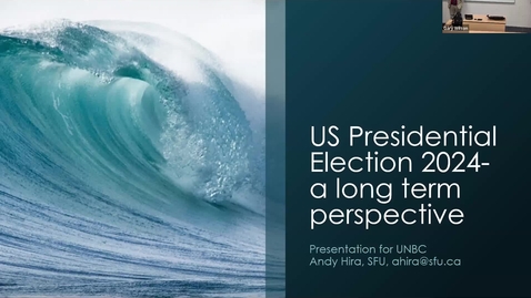 Thumbnail for The 2024 US Presidential Election as an Historical Conjuncture