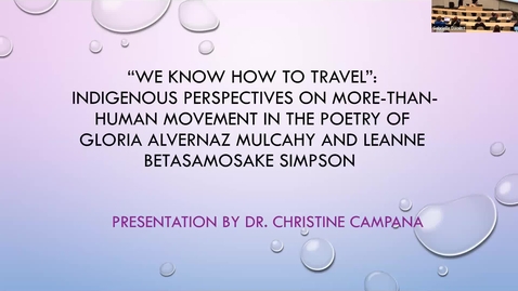 Thumbnail for “we know how to travel”: Indigenous Perspectives on More-Than-Human Movement in the Poetry of Gloria Alvernaz Mulcahy and Leanne Betasamosake Simpson