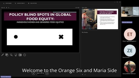 Thumbnail for Zehra Zawawi - Food Justice and Gender Global to Local Perspectives - NRESi presentation Friday 6 Mar 2026