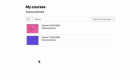 Thumbnail for Reusing Course Content