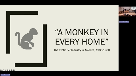 Thumbnail for 'A Monkey in Every Home': The Exotic Pet Industry in America, 1930-1980