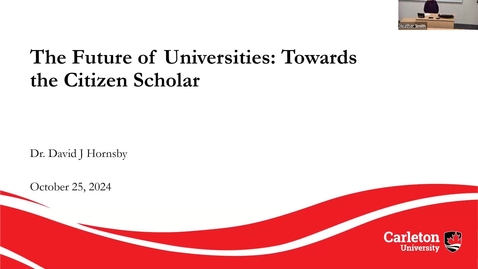 Thumbnail for The Future of Universities: towards  the Citizen Scholar