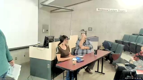 Thumbnail for NRESi Colloquium - November 24th, 2023 - Diane Desjarlais, Libby Ehlers, Alice Henderson, and Roland Willson