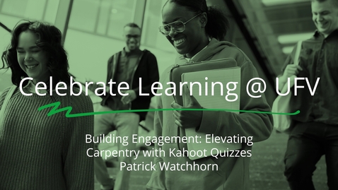 Thumbnail for Building Engagement Elevating Carpentry with Kahoot Quizzes Presented by Patrick Watchorn