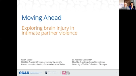 Thumbnail for Recognizing and responding to brain injuries among survivors of intimate partner violence in the Fraser Valley (PM)