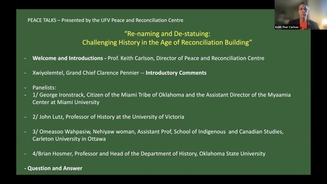 Thumbnail for Peace Talk: Renaming and Destatuing: Challenging History in the Age of Reconciliation Building