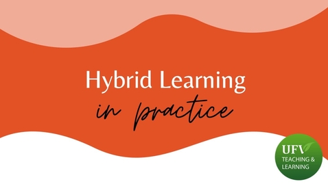 Thumbnail for Hybrid Learning in Practice