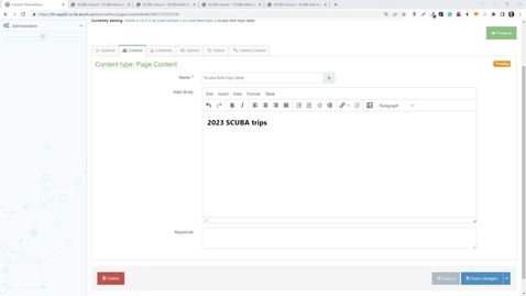 Thumbnail for Adding &amp; editing tables