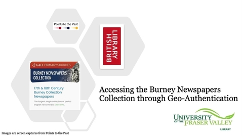 Thumbnail for Burney Newspapers Collection: Access &amp; Geo-Authentication