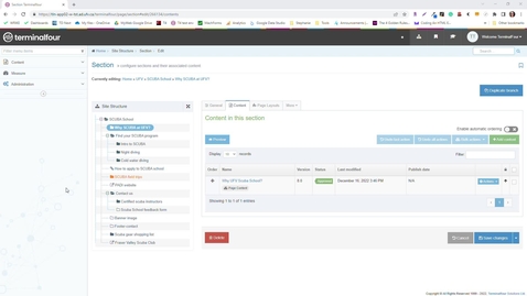 Thumbnail for Content History and Versions