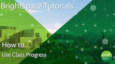 Thumbnail for Class Progress