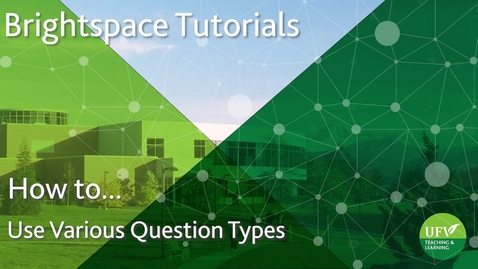 Thumbnail for QuestionTypes