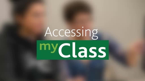 Thumbnail for How to Access UFV myClass