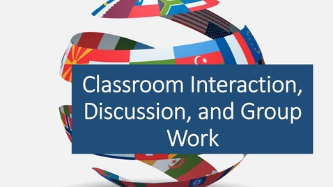 Thumbnail for Working with Multilingual Learners Classroom Interaction Discussion and Group Work video