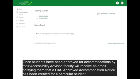Thumbnail for Faculty: Accommodation Letter (CC)