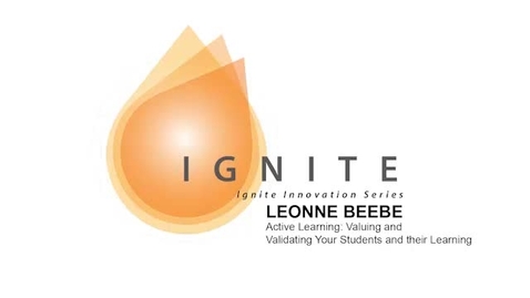 Thumbnail for Ignite Innovation Series - Leonne Beebe