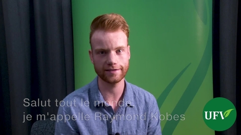 Thumbnail for Experience UFV Arts with Raymond Kobes – Short Interview