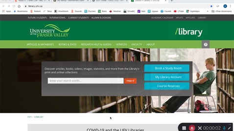 Thumbnail for Limiting your library search to ebooks or streaming video
