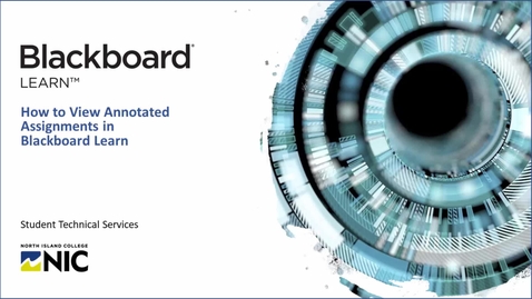 Thumbnail for How to View Annotated Assignments in Blackboard Learn
