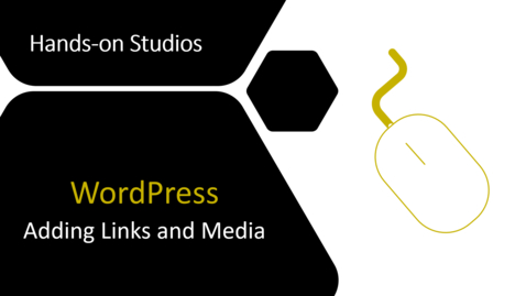 Thumbnail for WordPress - Adding Links and Media - V5
