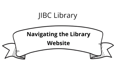 Thumbnail for Navigating the Library Website