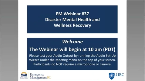 Thumbnail for Disaster Mental Health and Wellness