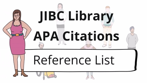 Thumbnail for Reference List - APA Video Series