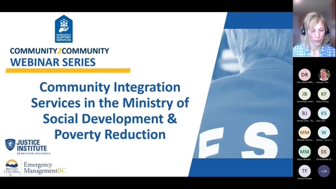 Thumbnail for Community Integration Services in Ministry of Social Development &amp; Poverty Reduction