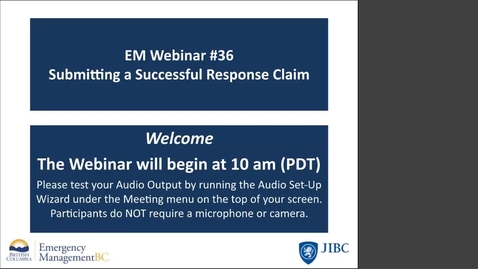 Thumbnail for Submitting a Response Claim