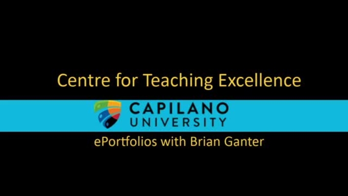 Getting Started with ePortfolio for Students