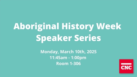Thumbnail for Aboriginal History Lecture March 10 Marlene Erickson