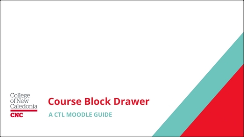 Thumbnail for Course Block Drawer