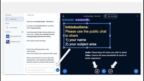 Thumbnail for Learning Design - Building the First Week
