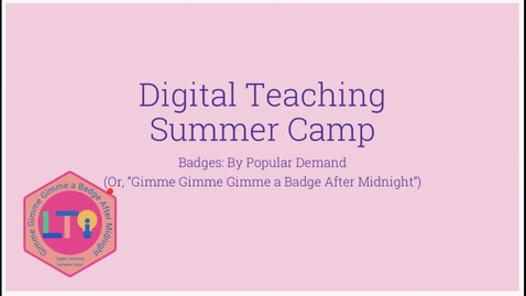 Thumbnail for Summer Camp XVI Badges by Popular Demand