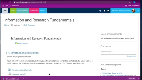 Thumbnail for Checking Grades in Moodle