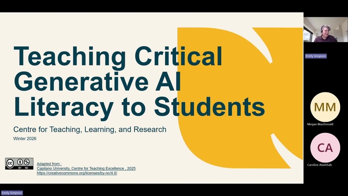 Teaching Critical GenAI Literacy to Students