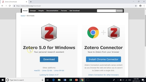 Thumbnail for Zotero Installation Instructions