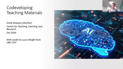 Thumbnail for Co-Developing Course Materials with Copilot